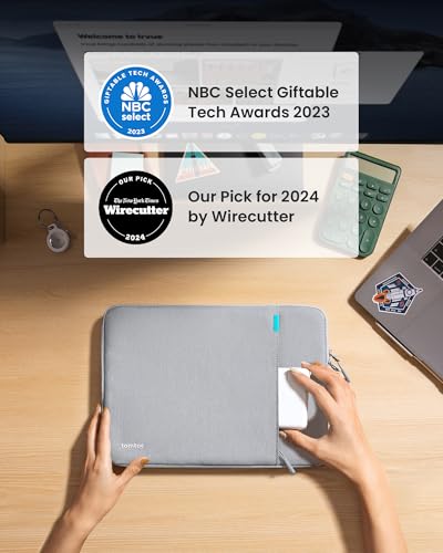 Image of Tomtoc Defender-A13 Laptop Sleeve (13 Inch), Dark Gray