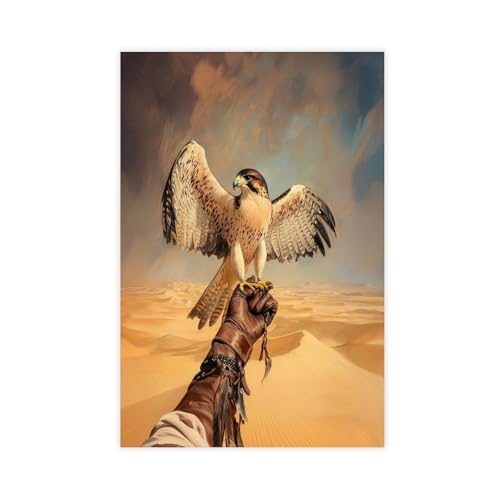 Poster Majestic Falcon sur toile pour habiller un mur vide de chambre ou bureau