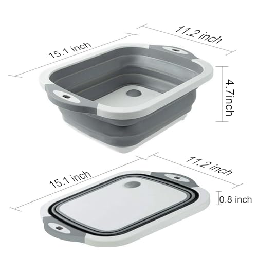 Tabla de Cortar Multifuncional Plegable Rectangular miniatura 2