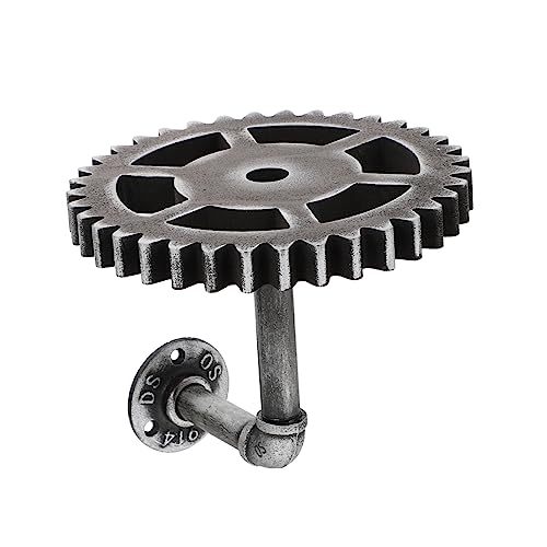 Veemoon 1 Pieza Estantes de Pared Retro rústico Soporte de Estante bastidores de Tubos de Acero hexágono estanterías de tuberías industriales Decoraciones Steampunk MDF