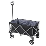 Demeras Carro da Spiaggia, Carrello Portaoggetti da 150 Kg Pieghevole per Campeggio