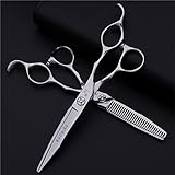6 inch Hair Cutting Scissors Shears Kit, Professional Hair Scissors, Extremely Sharp Blades, Salon Razor Edge Scissor, Japanese 440C Stainless Steel. for Men Women Pets Home Salon Barber