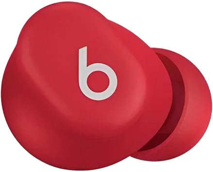 Single Right Ear Bud Replacement for Beats Solo BudsTransparent Red