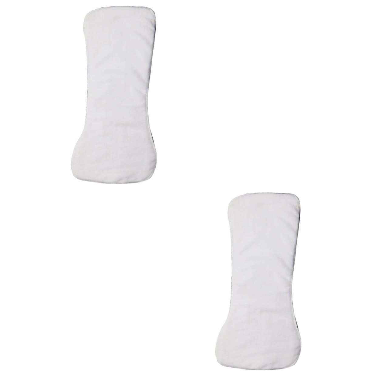 HAPINARY 2pcs Adult Diapers Fiber Liners Washable Reusable Napkin for Overnight Breathable and Leak-Proof