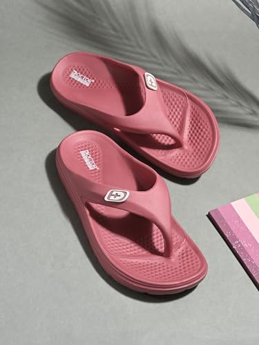 Image of Flip Flops for Women | Lightweight Thong Slippers with Soft EVA Sole | Anti-Slip Everyday Wear Sandals for Home & Outdoor