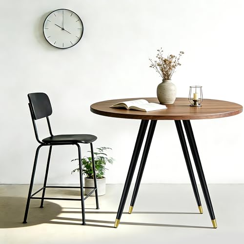 Verida Furniture Legs 28 Inch, Set of 4, Metal Table Legs Replacement for Sofas, Dressers, TV Stands, Chairs, Nightstands and Furniture, Mid-Century Style, Matte Black and Gold by Verida - Used condition - Image 6