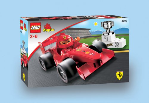 Preisvergleich Produktbild LEGO Duplo 4693 - Ville Ferrari Rennwagen