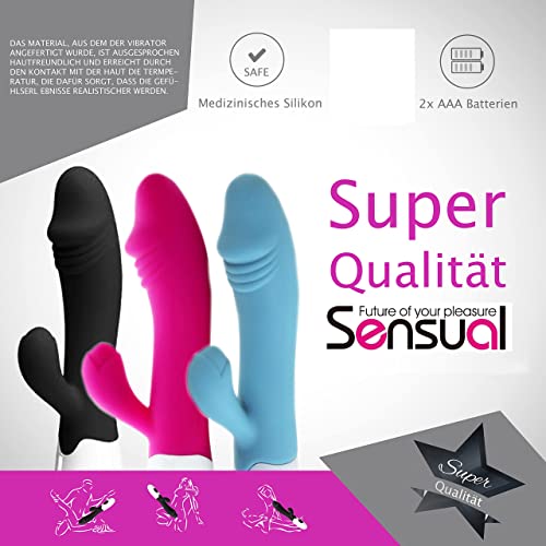 Wibreur W25-3 dubbele vibratiemotor, verwarming, realistisch, 30 trillingen, voor dames, seksuele stimulator met clitorisstimulator, waterdicht, stil, ultra-power - Afbeelding 6