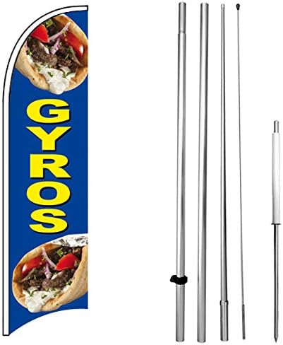 Gyros - Windless Feather Swooper Flag Banner Sign Kit bb-h