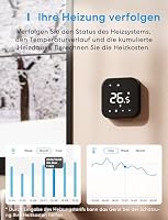 Meross Heizungsthermostat Smart Fußbodenheizungsthermostat WLAN, Schwarz – Ansicht 6