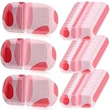 Funnysoft 100 Pcs Self Heated Steam Eye Masks Disposable Self Heating Eye Mask Bulk Steam Mask Warm Compress Gifts for Home Office Travel Warm Sleep Supplies (Pink)