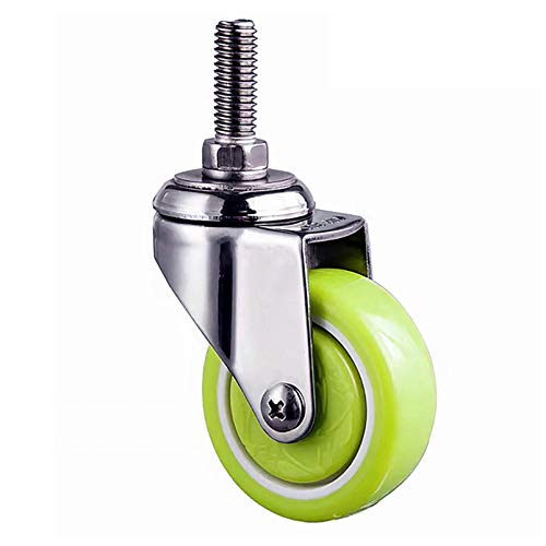 Tige filetée M10x25 roulettes pivotantes résistantes de 2 pouces - 5