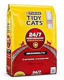 Cat Litter Non Clumping 20 lb Bag, 24 * 7 Odor Control Formula for Multi Cat Homes
