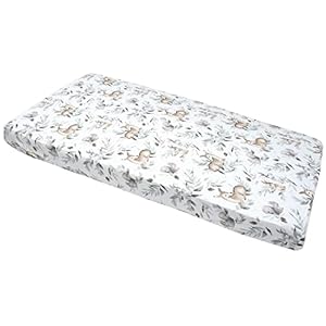 Medi Partners Spannbettlaken Spannbetttuch 60x120cm 100% Baumwolle Baby Bettwäsche Babymatratze Schlafsack Kinderbett Babybett (Kitz und Eichhörnchen)