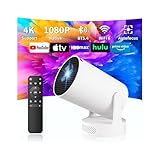 AILRINNI Proyector 4K, Compatible con HD-MI/TV Stick/Memory Stick/Phone