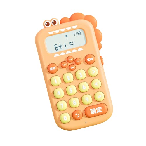 AMERTEER Calculator for kids - Interactive Electronic Calculator Math Games for Kids | Display 6-8 with Addition, Subtraction, Multiplication & Division | Engaging Math Learning Tools for Age 4 to 8+