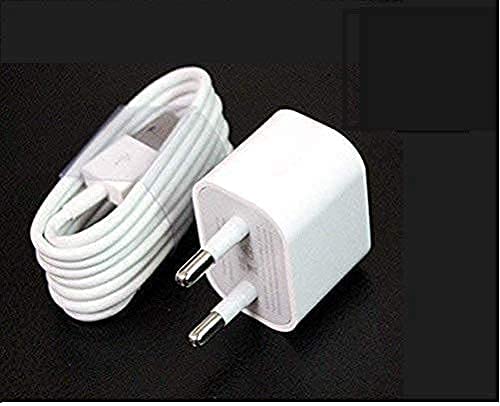 SIGARAM Fast Charging Adapter with USB Cable Compatible with All iPhone 5, 5s, SE, 6/6s, 6/6Plus, 7/7Plus, 8/8 Plus, X,Xs iPods,iPads - White