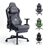 Asukale Gaming Stuhl Bürostuhl Ergonomisch, Atmungsaktiver Wildlederimitat...