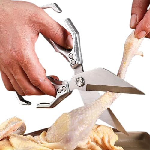 Ciseaux de Cuisine Polyvalents | Ciseaux de Cuisine Robustes Multifonction pour Découper Viande - Accessoires de Cuisson pour Poulet Légumes Poisson Barbecue Pique-nique Pâtisserie Maison
