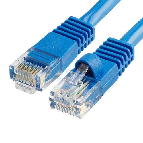 Lunatic Tkz Cat640M 40 Metre Cat6 Rj45 Lan Kablosu UÇLARI FABRİKASYON TAKILI Bilgisayar Modem Mavi İnternet Ethernet Kablosu (40 Metre)
