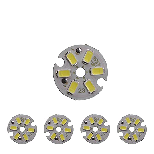 Image of Othmro 5pcs 23mm Dia LED Chip Bulb Super Bright High Power, 9-11V 6500K 5730 Aluminum LED Bulb Surface Mounted Devices Light Beads,Floodlight for Camper Light Bulb, Home Reading, Light Marine Lamps