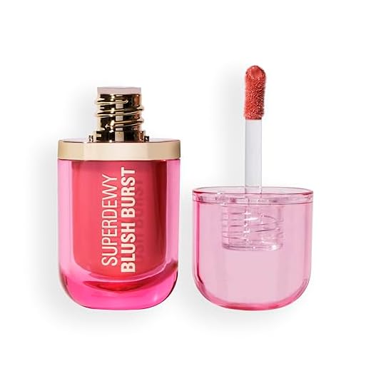 Revolution Superdewy Liquid Blush Burst - Rubor líquido de cobertura buildable para mejillas, fórmula sérum con péptidos y ácido hialurónico, vegano - Strawberry Milkshake Cool Pink - 4,2 ml