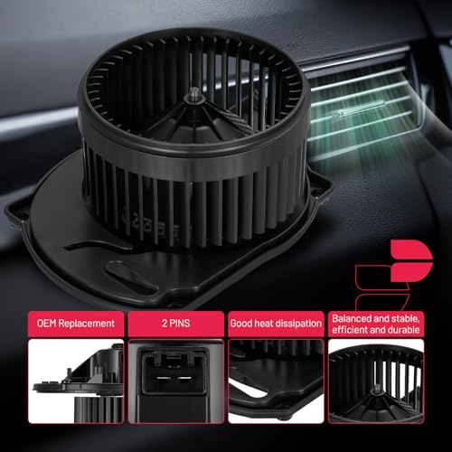 Image of BDFHYK AC Heater Blower Motor Fan 700245 Compatible with Hummer H3 H3T,Compatible with Pontiac Solstice,HVAC Blower Motor Assembly Replacement for 15-80578 PM9391
