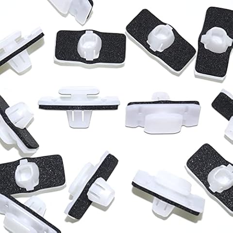 Woodzdon 30 Pcs Lower Door Garnish Moulding Clip with Sealer for Honda 75315-TP6-A01 Crosstour Pilot Ridgeline for Acura RDX Body Side Moulding Clip Lower Molding Retainer Trim Fastener 75315-TG7-A01 Cover