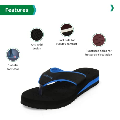 Image of ORTHO JOY Doctor Orthopedic Soft Slippers For Ladies Daily Use /mcr chappals for women /ortho slippers women