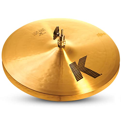 Avedis Zildjian Company K0723 15-Inch K Dark/Mid Sound Sweet HiHat Cymbal Pair - Traditional With ZKEY