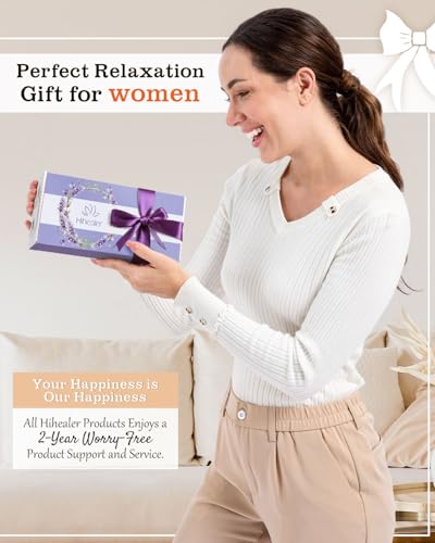 Heating Pad for Neck and Back, Extra Long Microwavable Weighted Moist Heat Pack, Reusable Neck and Back Wrap for Sore Muscles & Stress Relief - Thumbnail 4