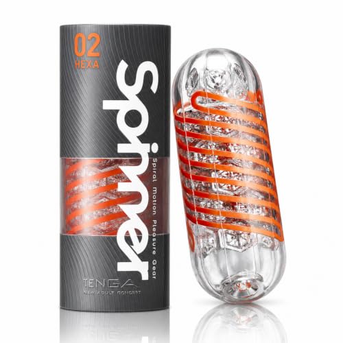 TENGA | Adult Toys | Spinner-02 | Sex Toys for Men Spiral Motion Male Masturbator | Reusable Soft TPE Flesh Made in Japan