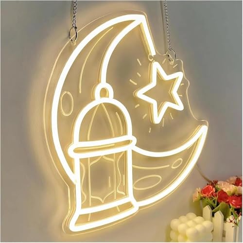 Néon Ramadan LED Château : Fini les Décorations Fragiles Qui Cassent