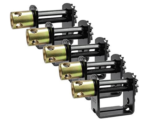 Mytee Products (5 Pack) Double L Slider, Ratcheting Winch Flatbed Trailer Winches