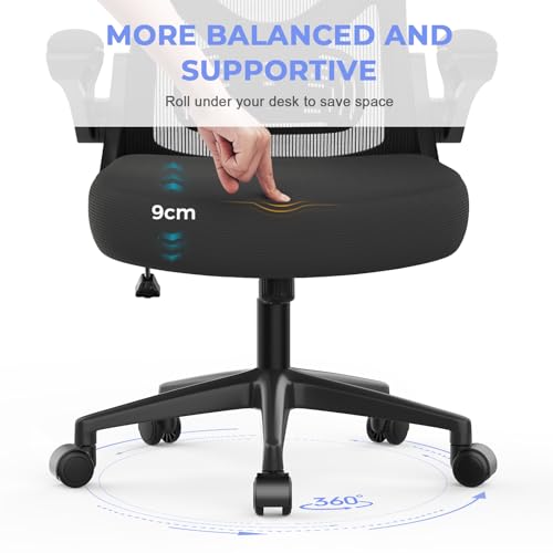Chaise de bureau ergonomique idéale pour petits espaces