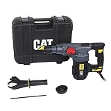 CAT DX27 młot udarowo-obrotowy 1500 W, SDS-Plus, energia uderzenia 5,0J, moc wiercenia 32 mm, 4 funkcje, antywibracyjny, przekładnia magnezowa (w zestawie dodatkowy uchwyt i ogranicznik głębokości)