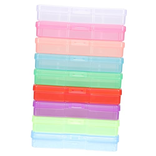 Operitacx Cajas De 12 Piezas caja de almacenamiento de fotos organizadores cajas de almacenamiento contenedor de tarjetas clasificadas Organizador de objetos pequeños el plastico