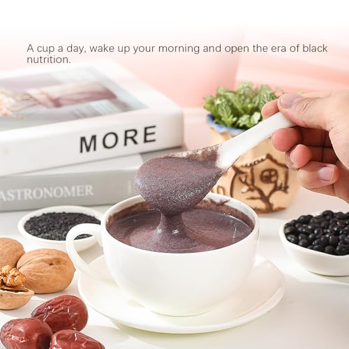 SIJIYUNLI-Red Date Walnut Black Sesame Paste 500g/17.63oz breakfast Quick brewing