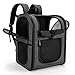 apollo walker Pet Carrier Backpack for Large/Small Cats and Dogs, Puppies, Safety Features and Cushion Back Support | for Travel, Hiking, Outdoor Use (Gray)