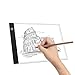 WEYO A4 Mesa de Luz Dibujo para Calcar LED con Cable USB,Tablero de Dibujo Ultradelgado Luminoso,Tabla de Dibujo Atenuación Infinita de Brillo,Muy Adecuado para diseñar,Dibujar y esbozar animaciones