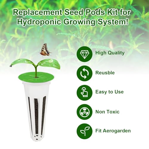 Acessórios de suprimentos hidropônicos para cápsulas Aerogarden, kit de cápsulas de sementes com 12