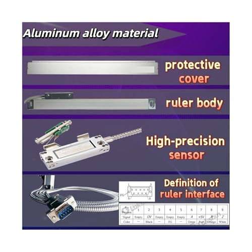 Linear Scale Encoder 3 Axis SDS2MS-3MS Kit Digital Readout miniatura 5
