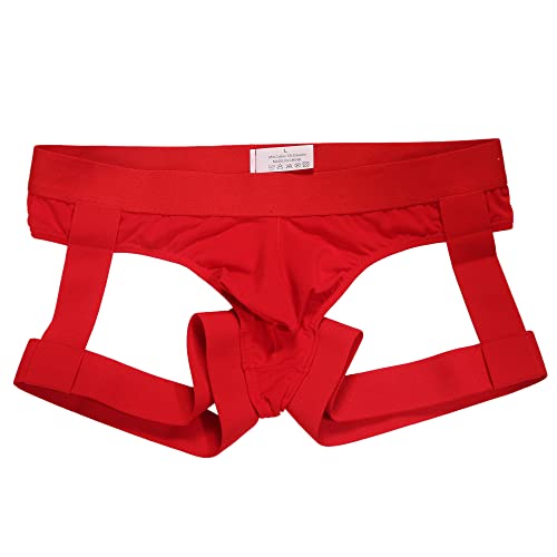 Mens Strappy G-string Briefs Thongs Jockstrap Bikini Underwear Swimming Suit Novely Thongs3