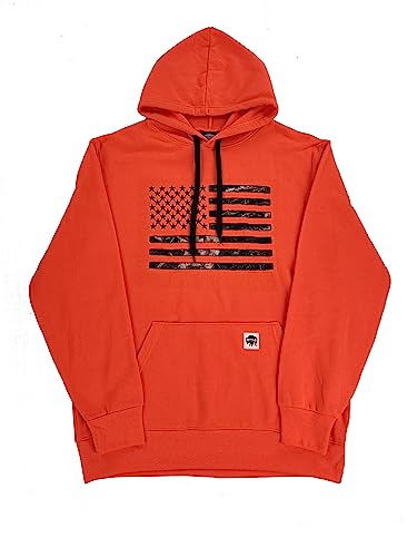 Buffalo Outdoors® Workwear American Flag Hooded Sweatshirt