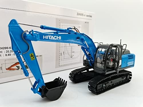 Amazon.co.jp: 建機 1/50 日立 ZX200-6 青44 : DIY・工具・ガーデン