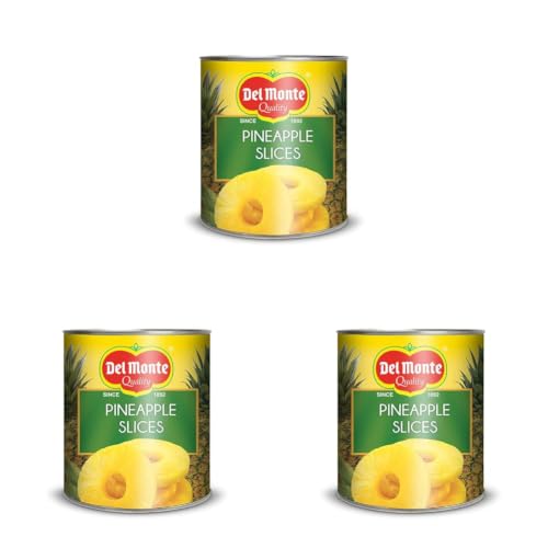 Image of Del Monte Pineapple Slices, 439g | Canned Pineapple| Ideal for deserts, salads and sncaks| Product of Philippines (Pack of 3)