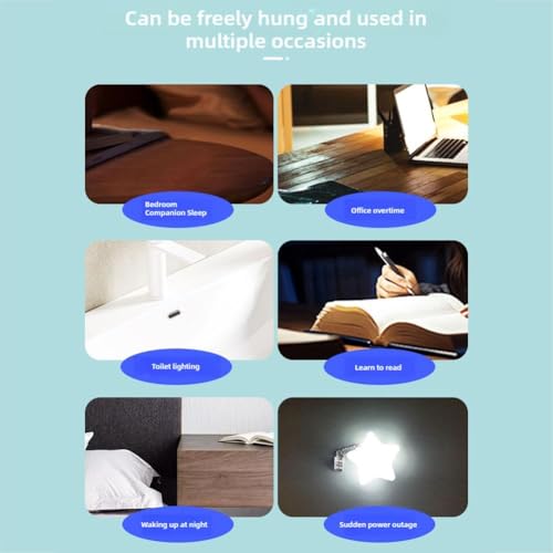 Purse Light Handbag Light, Purse Light with Automatic Sensor, Five-Pointed Star Shaped Purse Glow Light, Purse Lamp Handbags Purse Accessories Gifts for Women, Girls, Friends 6