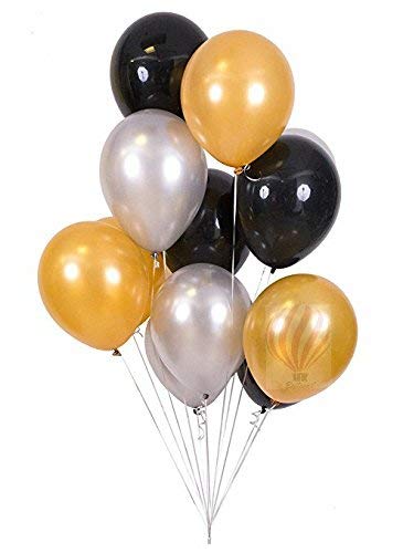 Theme My Party Birthday Decorations Party Supplies Happy Birthday Banner Foil Fringe Silver Curtain Metallic Helium Balloons - Image 2 thumbnail
