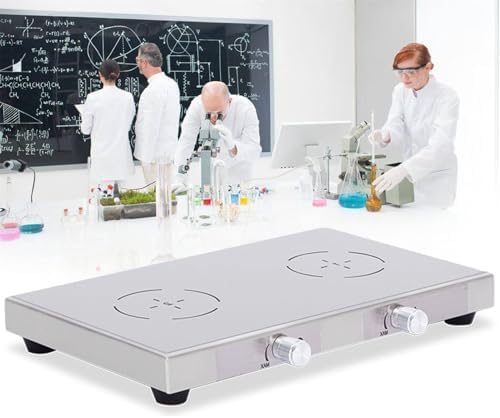 Lab Magnetic Mixer - Stainless Steel Work Plate, 20-2000 RPM Adjustable Speed Stirrer, Multi-Mixing Table, Precision Stirring Plate for Laboratory Use