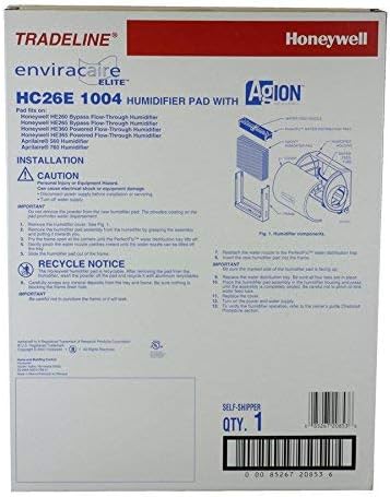 Honeywell HC26E1004/U Pad with Coating for He200, He250, He260, He265, He300, He360 and He365 Humidifiers